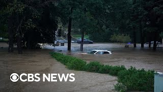 Videos show major flooding and damage in Georgia from Helene [upl. by Plume530]