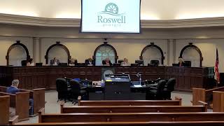 Roswell City Council Special Called Meeting August 7 2023 [upl. by Ajaj]