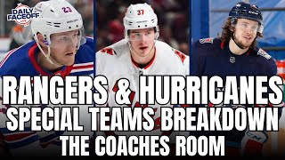 Rangers amp Hurricanes Special Teams Breakdown  Jon Goyens Coaching Perspective  Daily Faceoff Live [upl. by Steinway212]