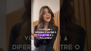 DIFERENÇA ENTRE POLIÉSTER E POLIAMIDA poliéster dicasdemoda dicasdebeleza moda fastfashion [upl. by Lerak619]