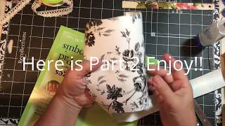 Dollar Tree Junk Journal Challenge Part 2  Setting up the signatures tutorial  dearjuliejulie [upl. by Gilcrest]