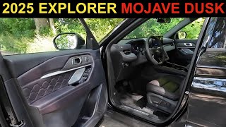 2025 Ford Explorer Mojave Dusk Interior Brings Purple Luxury Hands On Tour [upl. by Hogan]