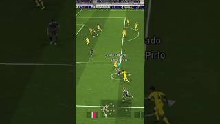 Skill Andrea Pirlo 😈 efootball efootballpesmobile pesmobile pes shorts [upl. by Asha980]