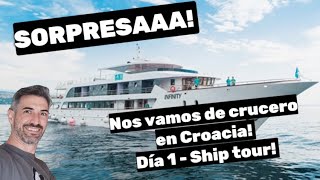 Nos vamos de crucero en CROACIA ¿Cómo es un yate de de lujo ¡ESTO NO ES LO QUE ESPERÁBAMOS🛳 [upl. by Budding332]