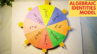 Algebraic Identities Working Model  Maths Working Model  Maths model  Exhibition model for school [upl. by Salohcin]