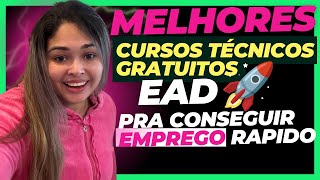 🚀cursos TECNICOS EAD com certificado gratisemprego rapido [upl. by Julina]