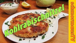 Kohlrabischnitzel  Vegetarisches Schnitzel  Gemüseschnitzel  Schnitzelrezept [upl. by Jews]