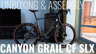 Canyon Grail CF SLX Di2  Unboxing amp Assembly Guide [upl. by Shira]