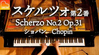 【感謝！100万人】スケルツォ第２番 Op31  ショパン  Scherzo No2 Op31  Chopin  クラシックピアノ  CANACANA [upl. by Nipsirc500]