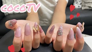 ネイル💅チップつけてみた🫶 [upl. by Ecylahs]