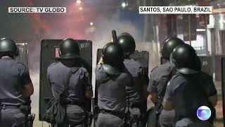 Santos FCs Relegation Ignites Violent Outbreak in Brazil  News9 [upl. by Nyrem]