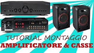 videoguida Come montare un amplificatore  casse sul proprio scooter [upl. by Yelena]