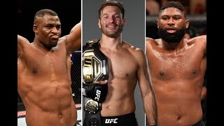 ufc heavyweight rankings 2021 [upl. by Dorrehs]