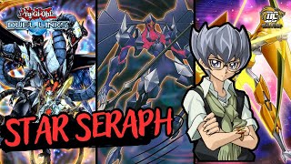 YUGIOH DUEL LINKS STAR SERAPH NEW BROKEN SKILL FULL DRAW AND DESTROY POTENTIAL TOP TIER [upl. by Airotciv]