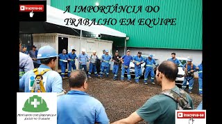 Palestra  DDS motivacional de segurança sobre A importância do trabalho em equipe [upl. by Leontyne]