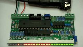 JLM AUDIO 40 LED VU PPMGR Meter with peak hold final PCB design [upl. by Verdha630]