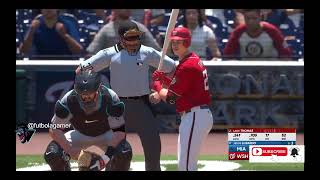 Gameplay PlayStation  Miami Marlins vs Washington Nationals [upl. by Anail]