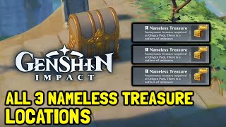 Genshin Impact All 3 Nameless Treasure Locations amp Where To Trade Them In [upl. by Danziger]