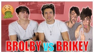 Reacting to CRINGEY YouTubers Brolby vs Brikey [upl. by Searle]