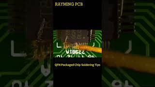 QFN package chip soldering skills  RAYMING PCB [upl. by Marie]