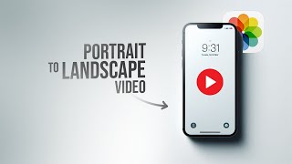 How to Convert Portrait Video to Landscape tutorial [upl. by Sikes]