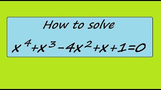 How to solve quartic equations Easy process  Mathsomniac [upl. by Arytas133]