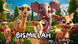 Bismillah Song 🎵 🌟 Islamic Songs For Kids 🌞🌙 [upl. by Julietta]