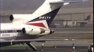 Delta Air Lines Boeing 727232A Departing BUR [upl. by Eetsim782]