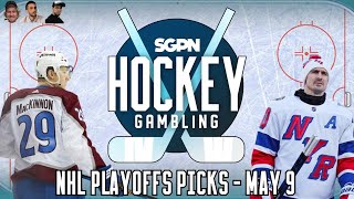 NHL Playoffs Picks  Thursday May 9th  Hockey Gambling Podcast [upl. by Aratihc]