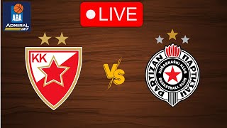 🔴 Live Crvena zvezda vs Partizan  Live Play By Play Scoreboard [upl. by Yadrahc]