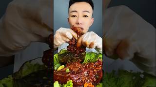 Delicious tender beef daily mukbang short [upl. by Artinek530]