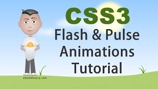 CSS3 Flash and Pulse Effects Animation Tutorial [upl. by Quillan]