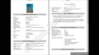 Contoh Resume Kerja Terbaik [upl. by Kris941]