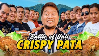 Battle of quotUNLI CRISPY PATA at MENUDOquot Eat All You Can na 299Pesos Fight for the ULTIMATE PRIZE [upl. by Gnihc]