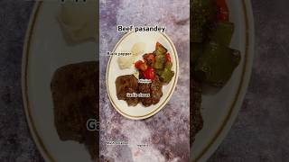 Beef pasandey beefrecipe beef beefsteak beefpasanday shortvideo easyrecipe easycooking [upl. by Minabe]