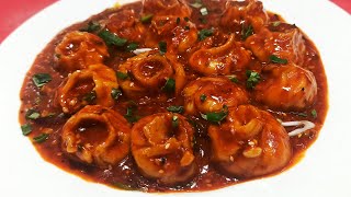 Veg Dumpling In Hot Garlic Sauce  Veg Momos Recipe  Restaurant Style Easy Recipe  Chef Ashok [upl. by Myrlene]