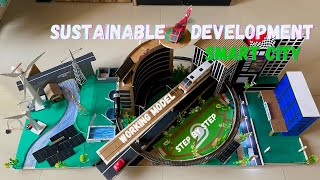 Sustainable development smart city science working model for science exhibition nakulsahuart diy [upl. by Oliric]