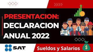 Declaración Anual 2023 Personas Físicas  Tutorial Saldo a Favor SAT [upl. by Hairakcaz]