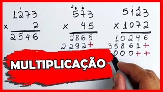 COMO FAZER CONTA DE VEZES Multiplicação muito fácil [upl. by Alexine]