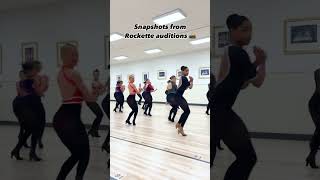 Some highlights from Rockette auditions 👯‍♀️💓 What was your favorite part [upl. by Einolem420]