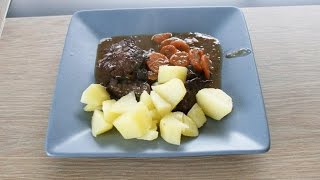 Recette du boeuf bourguignon au thermomix [upl. by Atal]