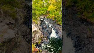 Crystal Falls Hiawatha Highlands Sault Ste Marie nature canada asmr [upl. by Joelynn566]