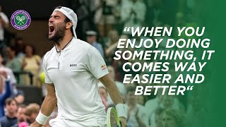 Matteo Berrettini feels quotSpecial energy at The Championships after Third Round win  Wimbledon 2023 [upl. by Nami412]