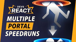 Portal Developers React to Multiple Speedruns Valve Software [upl. by Slack969]