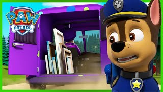 Los cachorros resuelven el misterio de las obras de arte desaparecidas  PAW Patrol Episodio Español [upl. by Ahsinat]