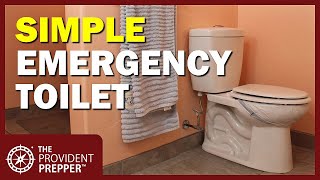 How to Turn Your Home Toilet Into an Emergency PortaPotty [upl. by Paehpos]