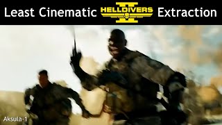 Least Cinematic Helldivers Extraction [upl. by Moazami]