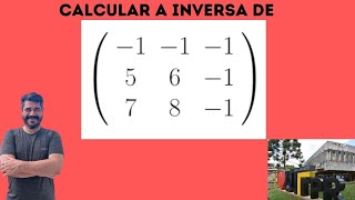 Inversa de uma matriz 3x3 usando sistemas lineares [upl. by Anaed]