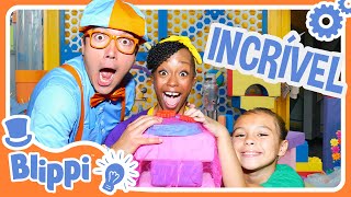 O Meu Corpo é Incrível  Blippi em Português  Músicas Infantis [upl. by Weisbrodt]