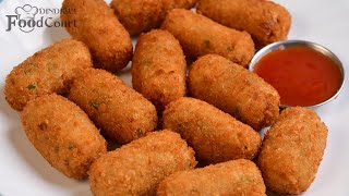 Crispy Potato Snacks Recipe Potato Nuggets Tasty Potato Bites Potato Recipes [upl. by Ekul]